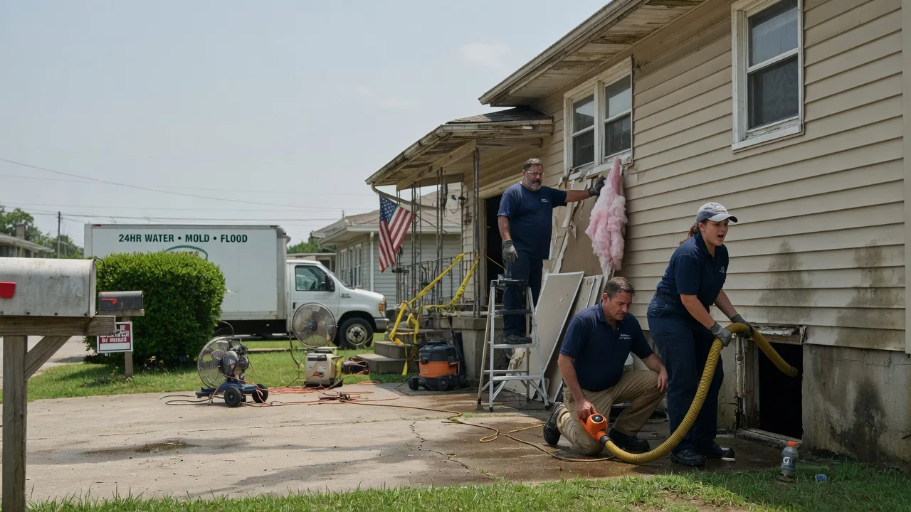Water Damage Repair in Mullinville, KS near me